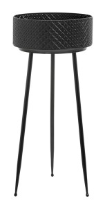 Kwietnik metalowy Indian czarny M Nordal