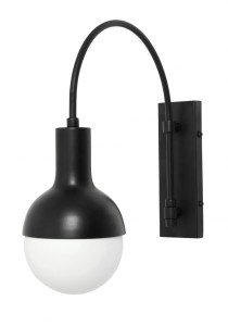 Lampa ścienna Moon czarna Nordal