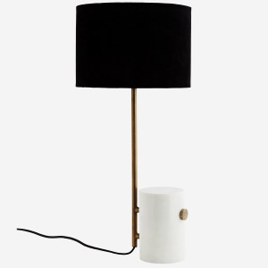 Lampa stołowa z marmurową nogą Madam Stoltz