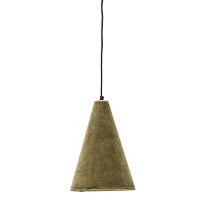 Lampa wisząca zielona aksamitna Bloomingville