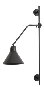 Lampa ścienna Buck czarna Nordal